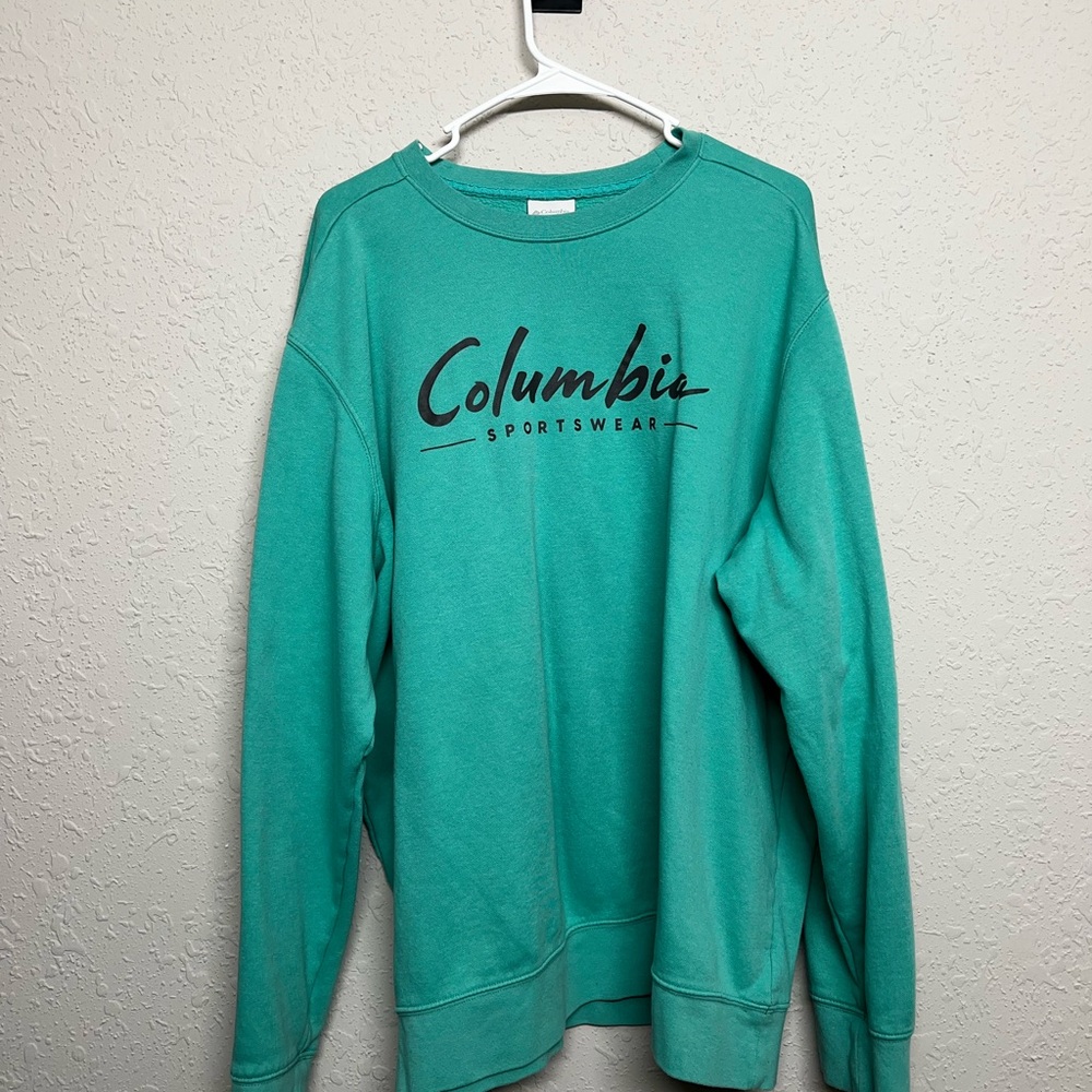 Columbia Graphic Crewneck - Teal - XL